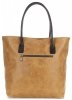 Bőr táska shopper bag Genuine Leather vörös 358